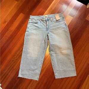 Madewell Plus Perfect Vintage Wide-Leg Crop Jeans
